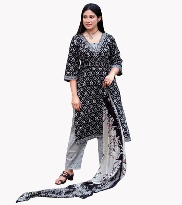 Fine Cotton Three Piece